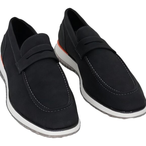 New York Company Ronan Penny Loafers Black Casual Dress Shoes US 12M EU 45 main image 4